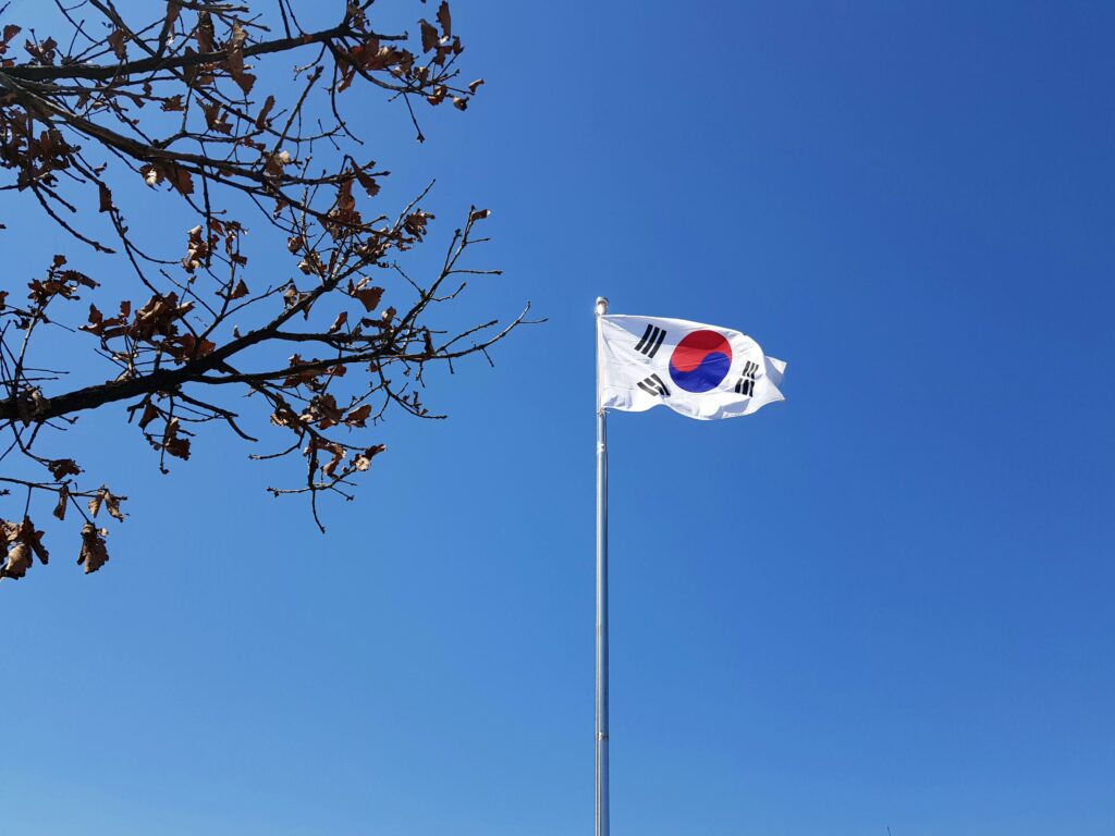 Drapeau Coréen - Seoul - Corée du Sud